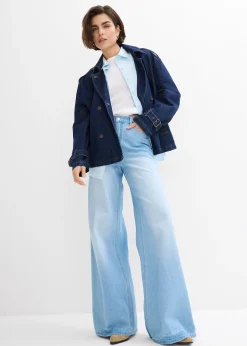 bonprix Jean large, taille haute et élastiquée|Femme Tailles Petite