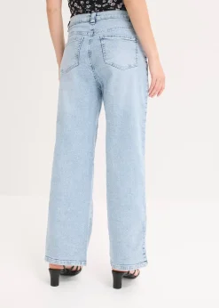 bonprix Jean large taille haute, peu extensible|Femme Jeans