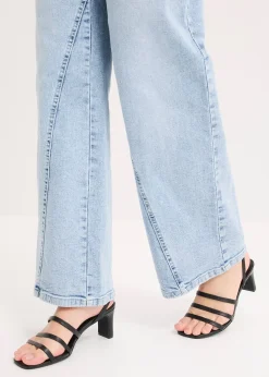 bonprix Jean large taille haute, peu extensible|Femme Jeans