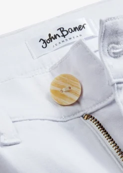 Femme bonprix Jeans|Jean large, taille haute, raccourci