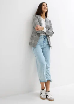 bonprix Jean large, taille haute, raccourci|Femme Jeans