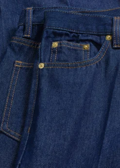 Femme bonprix Jeans|Jean large taille mi-haute