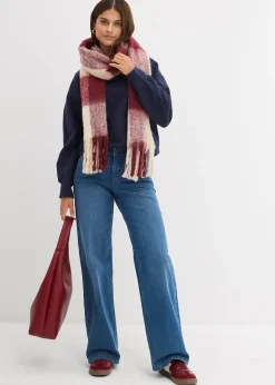 Femme bonprix Jeans|Jean large taille mi-haute