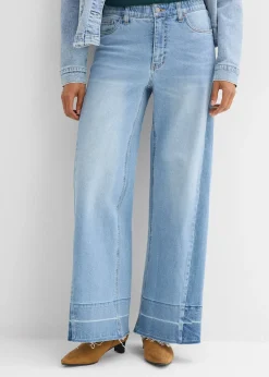 bonprix Jean large taille mi-haute|Femme Jeans|Tailles Petite