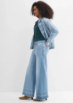 bonprix Jean large taille mi-haute|Femme Jeans|Tailles Petite