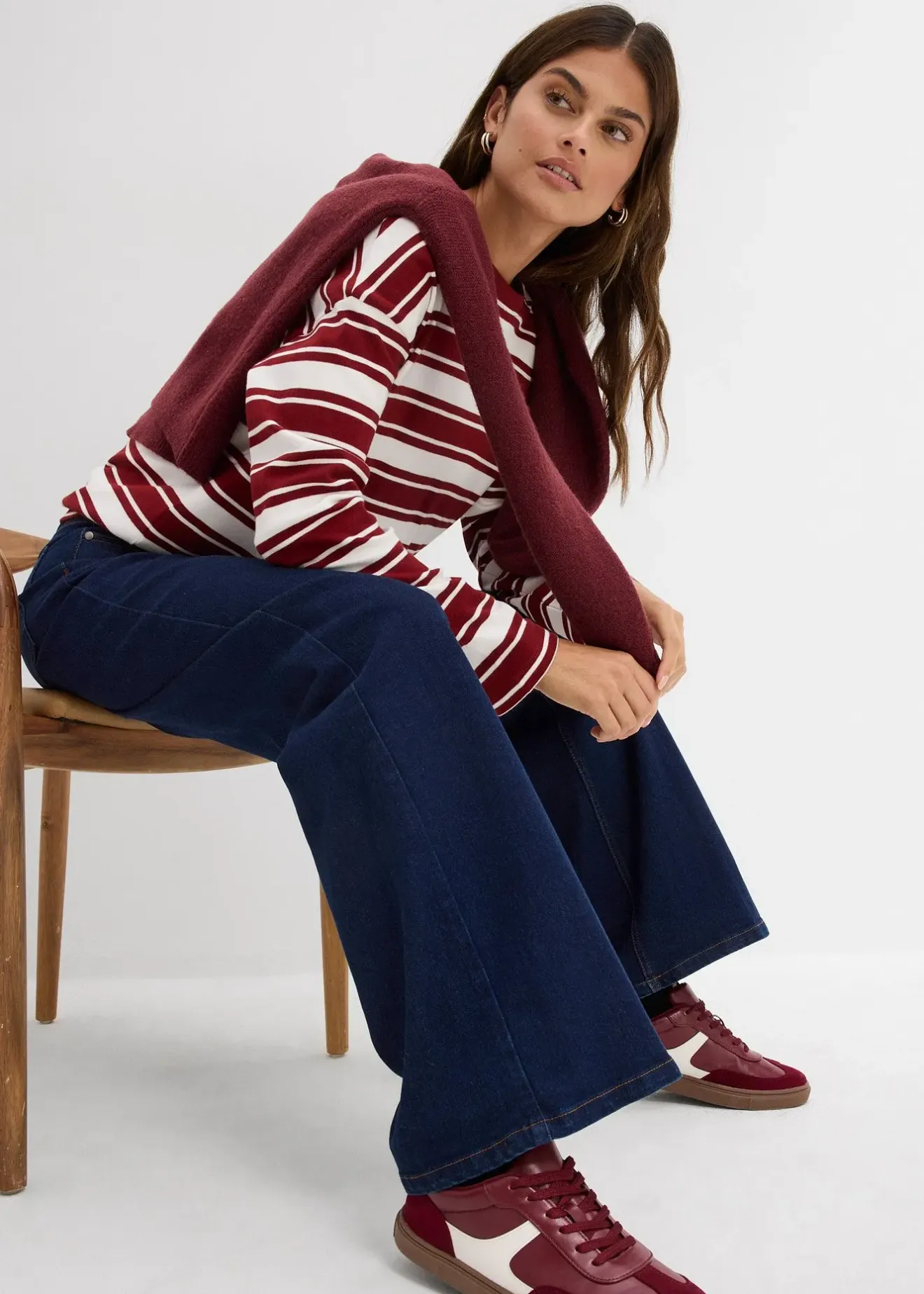 bonprix Jean large taille mi-haute|Femme Jeans