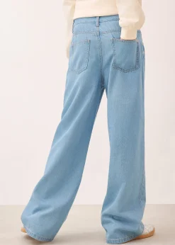 bonprix Jean large taille mi-haute|Enfant Vêtements Enfant|Filles 9-16 Ans·Jeans