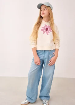 bonprix Jean large taille mi-haute|Enfant Vêtements Enfant|Filles 9-16 Ans·Jeans
