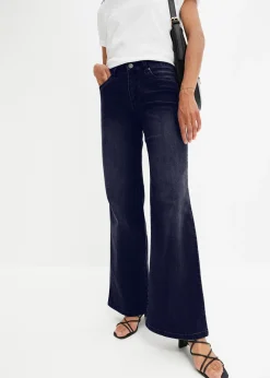 Femme bonprix Jeans|Tailles Petite|Jean large taille mi-haute, extensible