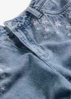 Femme bonprix Tailles Petite|Jeans|Jean large taille mi-haute, coton