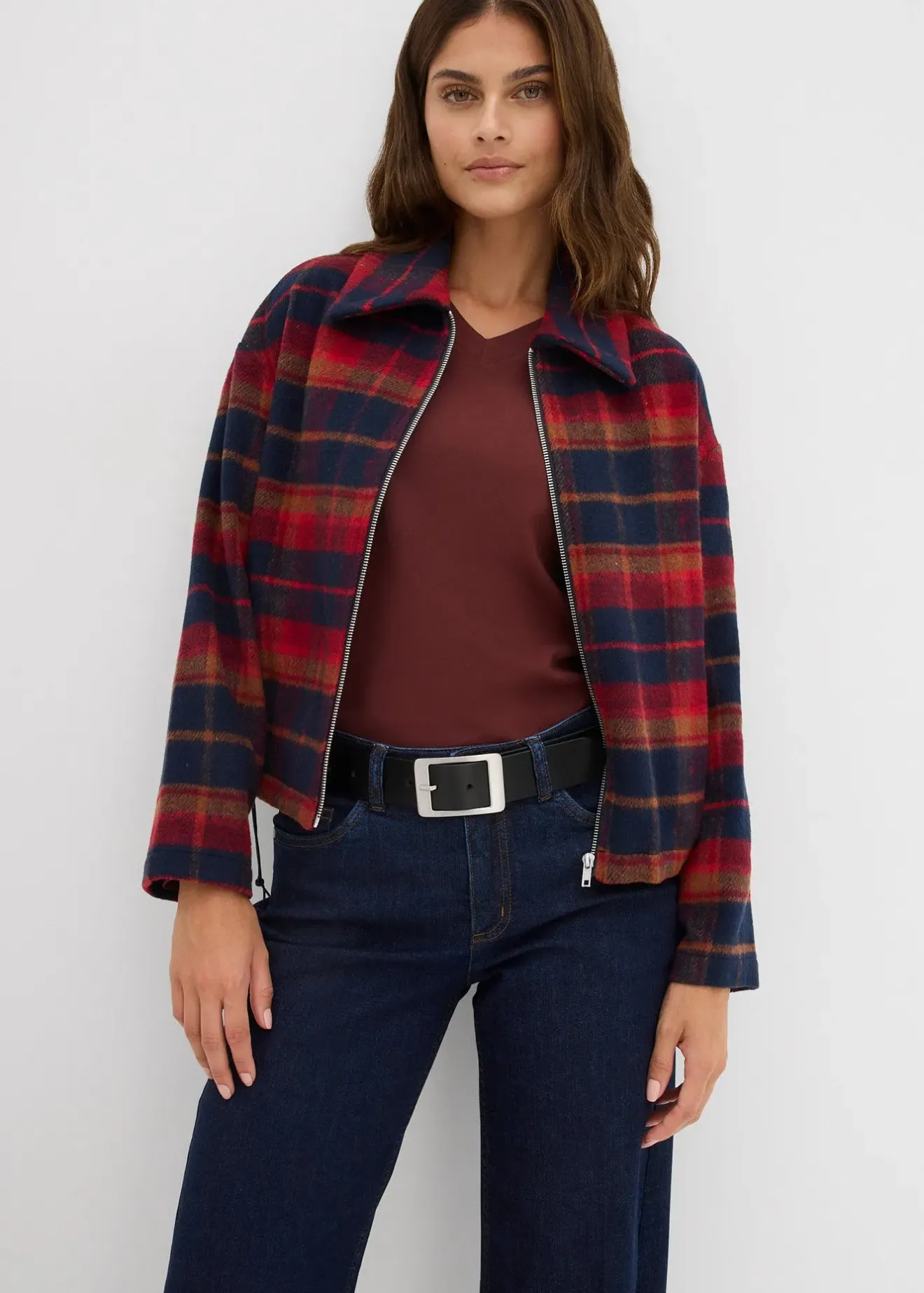 Femme bonprix Jeans|Tailles Petite|Jean large, taille mi-haute