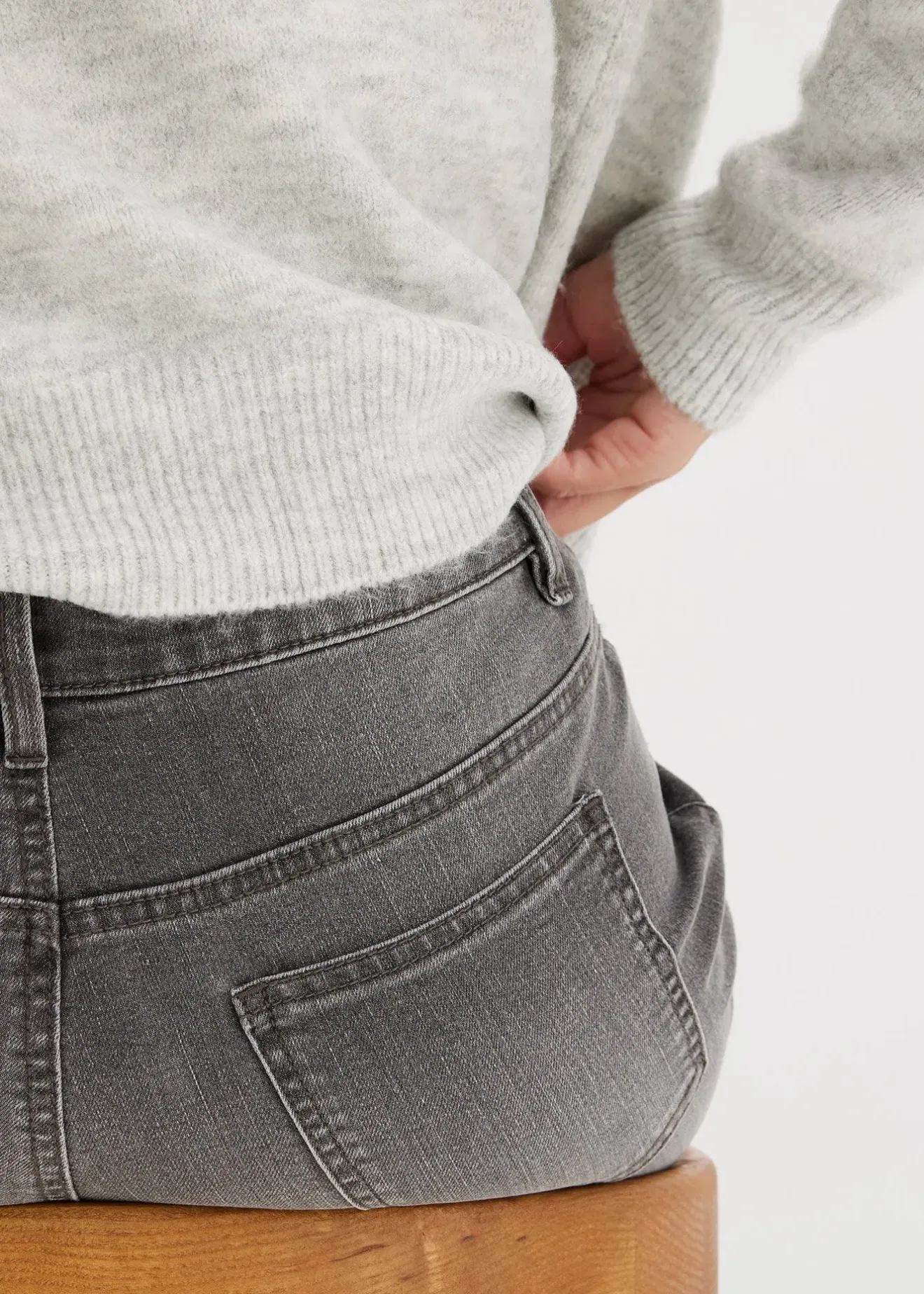 bonprix Jean large taille mi-haute, extensible|Femme Jeans