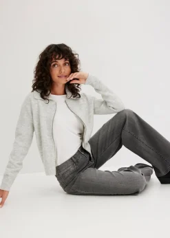 bonprix Jean large taille mi-haute, extensible|Femme Jeans