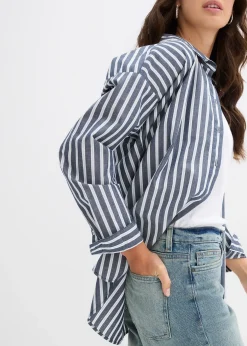 Femme bonprix Jeans|Jean large taille mi-haute