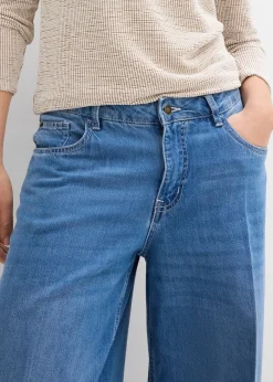 Femme bonprix Jeans|Jean large taille mi-haute