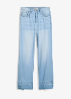 Femme bonprix Jeans|Jean large taille mi-haute, 100% coton