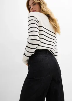 bonprix Jean large taille mi-haute|Femme Jeans|Tailles Petite