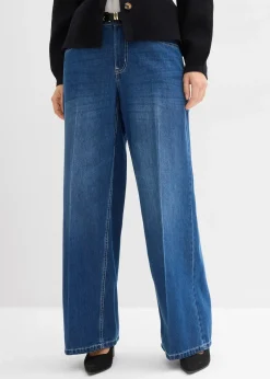 Femme bonprix Jeans|Tailles Petite|Jean large taille mi-haute