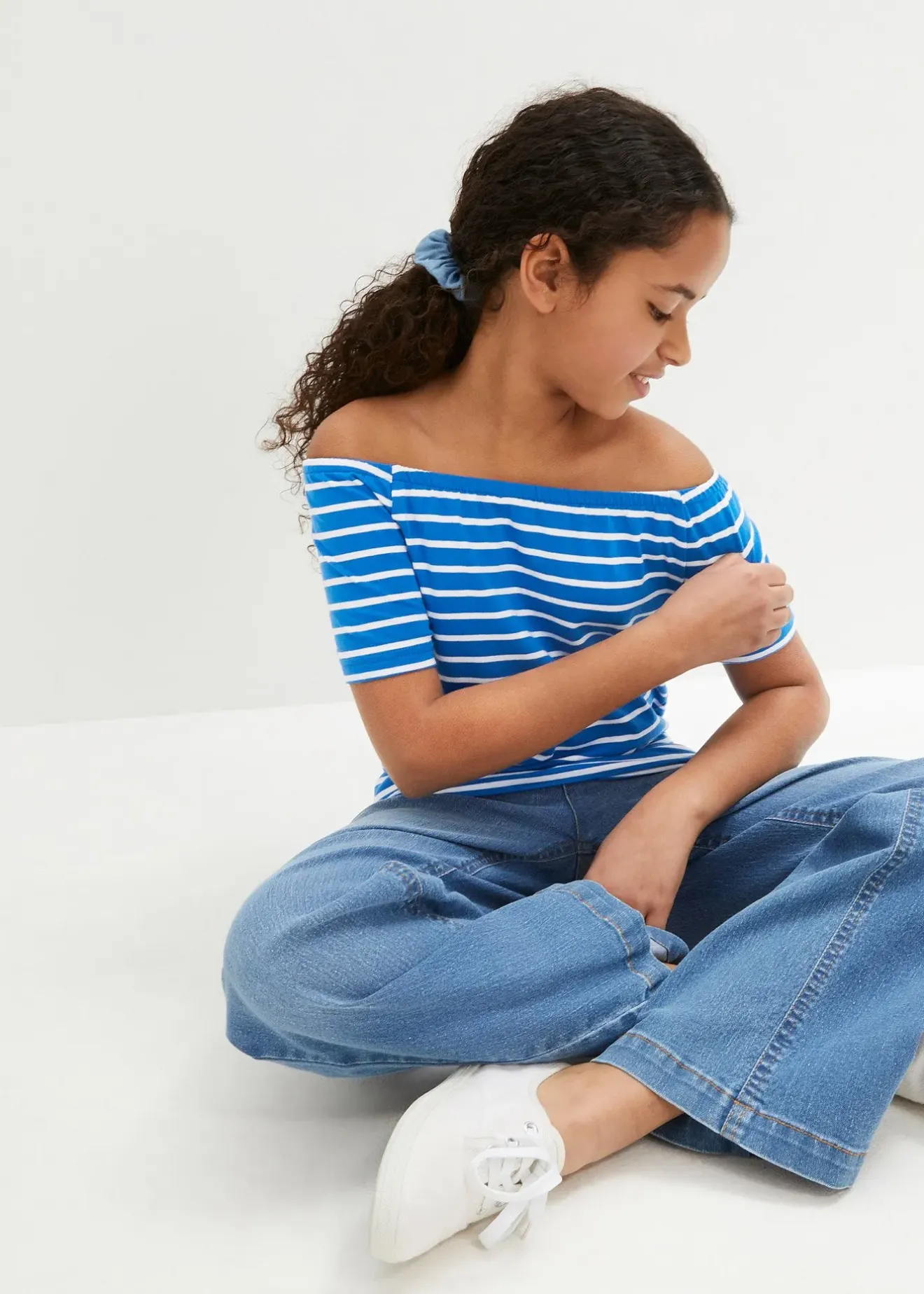 Enfant bonprix Vêtements Enfant|Filles 9-16 Ans·Jeans|Jean large taille mi-haute