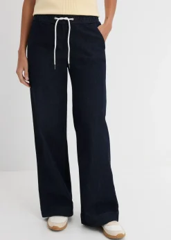 bonprix Jean large taille mi-haute, extensible|Femme Jeans