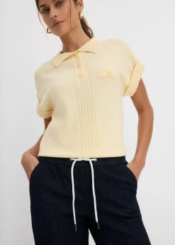 bonprix Jean large taille mi-haute, extensible|Femme Jeans