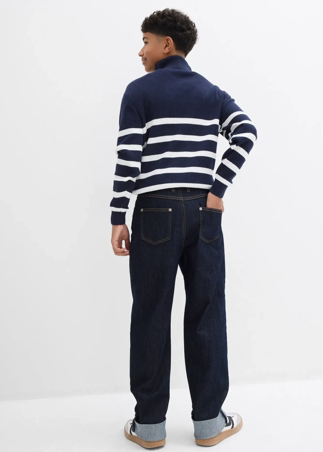 bonprix Jean loose à taille réglable, droit|Enfant Vêtements Enfant|Garçons 9-16 Ans·Jeans
