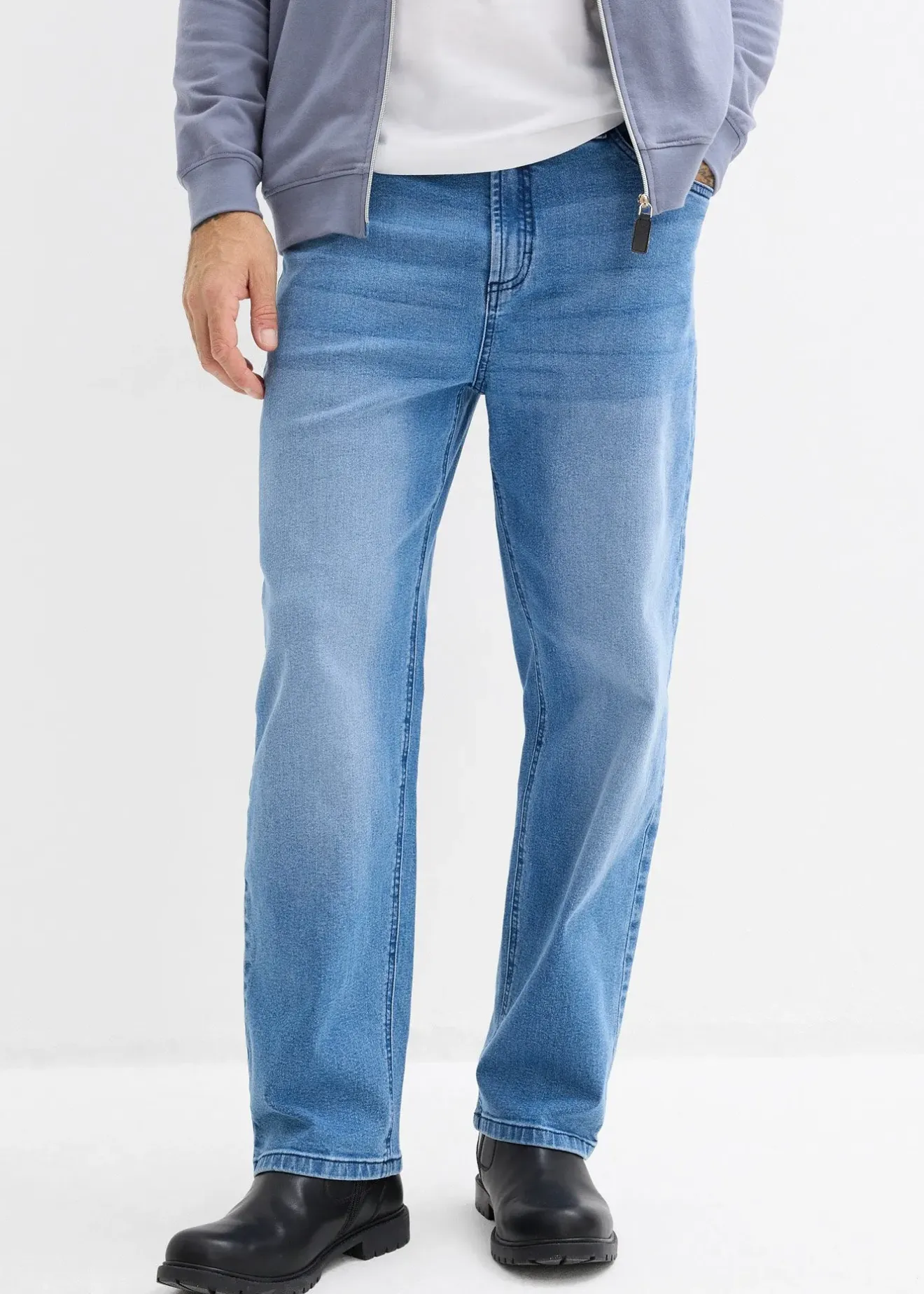 bonprix Jean loose, droit et extensible|Homme Jeans