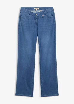 bonprix Jean loose taille mi-haute, coupe droite|Femme Jeans