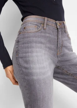 Femme bonprix Tailles Petite|Jean Mom extensible et confortable, taille mi-haute