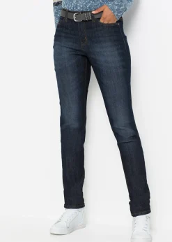 bonprix Jean Mom extensible et confortable, taille mi-haute|Femme Tailles Petite