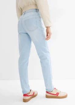 Femme bonprix Jeans|Jean mom taille haute, cropped