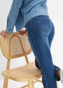 bonprix Jean mom taille haute, extensible|Femme Jeans