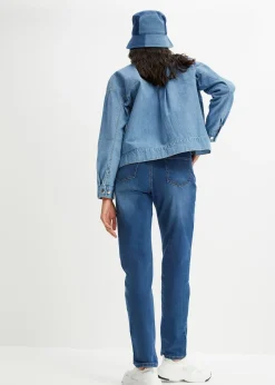 bonprix Jean mom taille haute, extensible|Femme Jeans