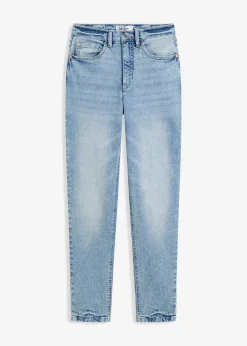 Femme bonprix Jeans|Jean mom taille haute, extensible