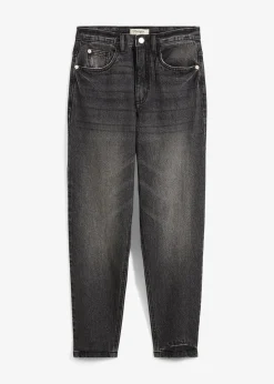 Femme bonprix Jeans|Jean mom taille haute, peu extensible, cropped