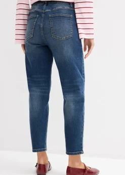 Femme bonprix Tailles Petite|Jean mom taille haute, raccourci
