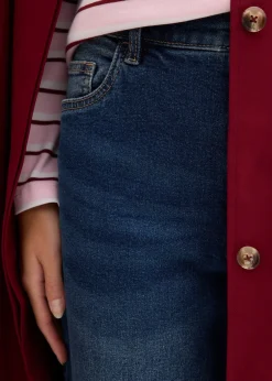 Femme bonprix Tailles Petite|Jean mom taille haute, raccourci