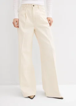 bonprix Jean palazzo très large, coton|Femme Jeans