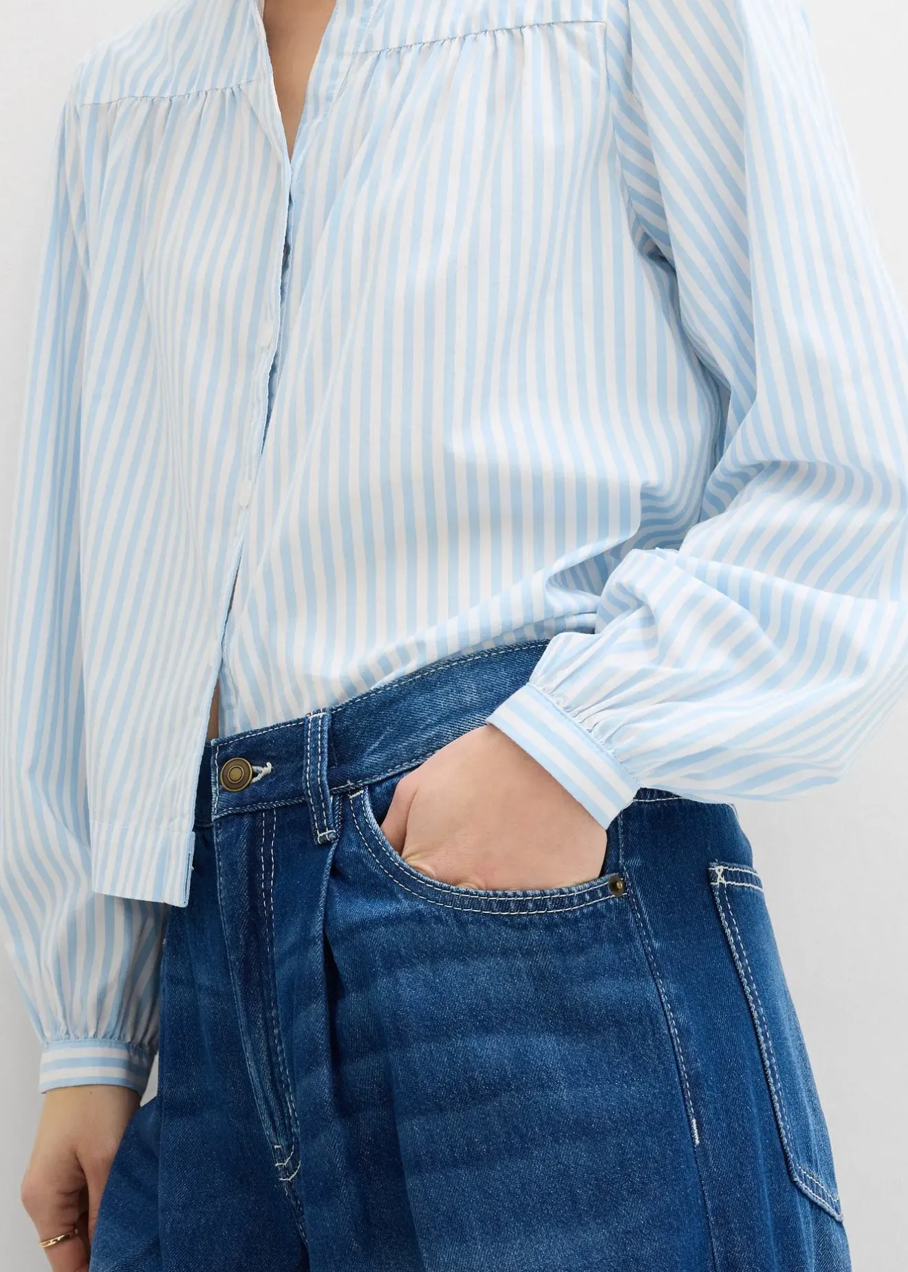 Femme bonprix Jeans|Jean palazzo très large, coton