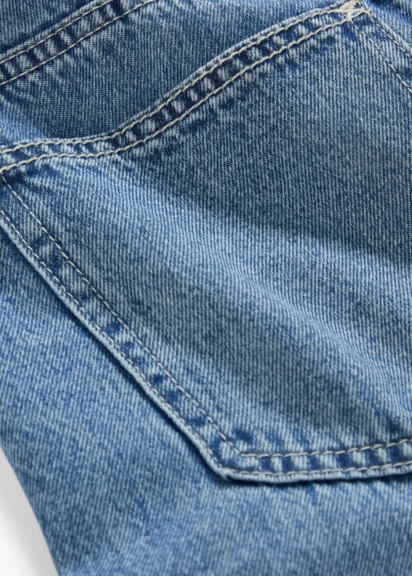 Femme bonprix Tailles Petite|Jean palazzo très large, coton