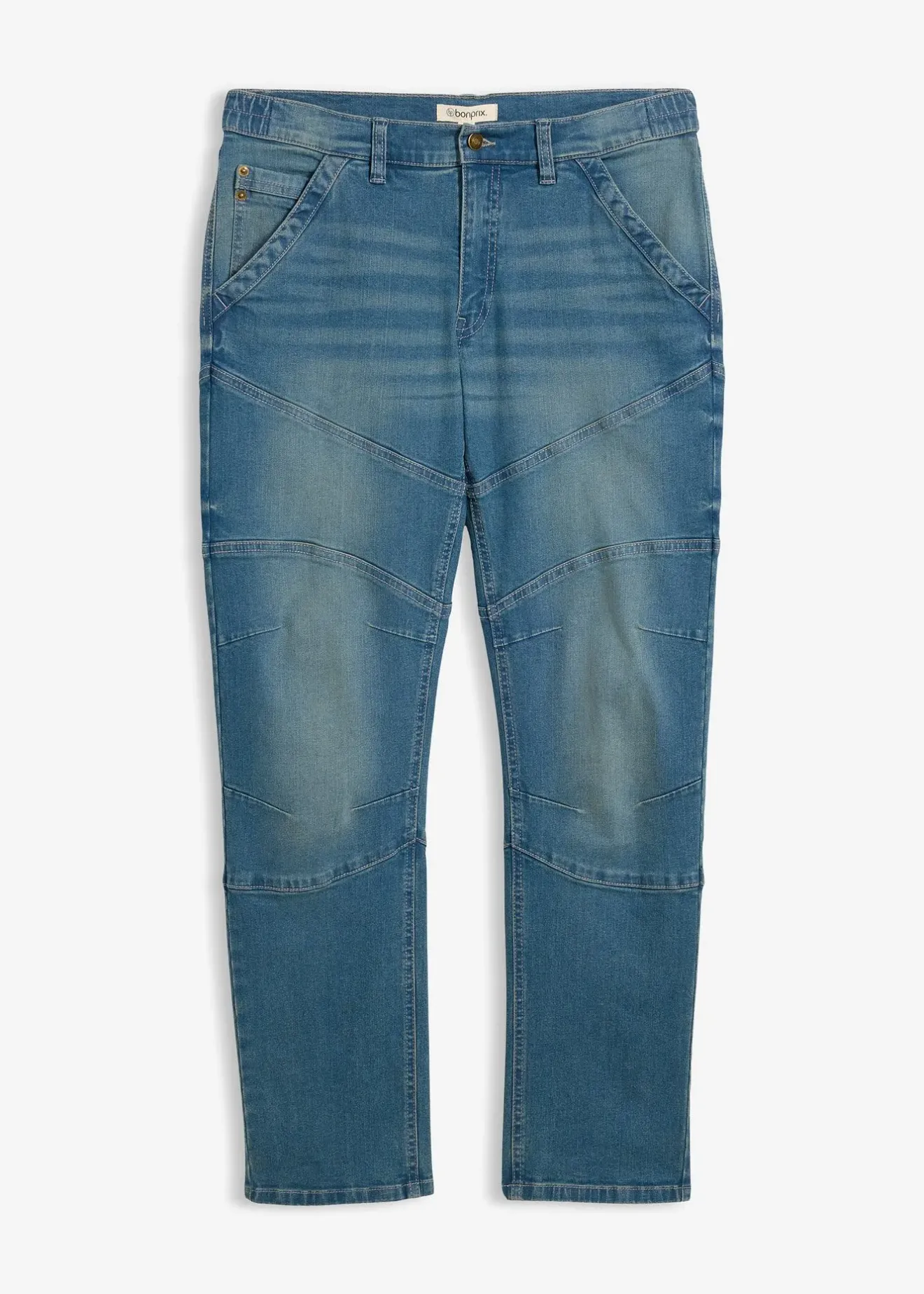 Homme bonprix Jeans|Jean regular et droit à taille extensible