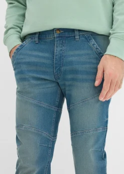 Homme bonprix Jeans|Jean regular et droit à taille extensible