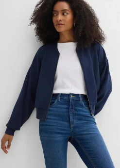 bonprix Jean skinny à taille haute et élastiquée|Femme Tailles Petite