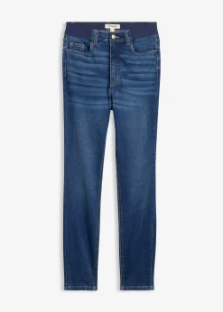 Femme bonprix Jeans|Jean skinny à taille haute et élastiquée