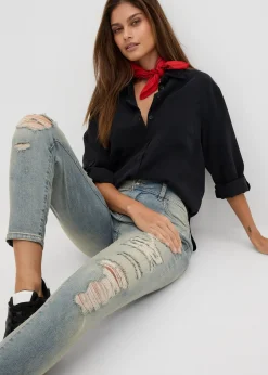 Femme bonprix Jeans|Tailles Petite|Jean skinny taille haute, extensible