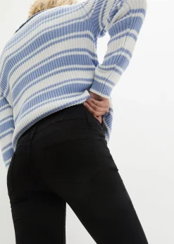 bonprix Jean skinny taille haute, chaud et sculptant|Femme Tailles Petite