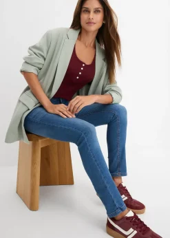 Femme bonprix Jeans|Tailles Petite|Jean skinny taille mi-haute, extensible