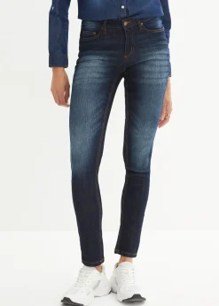 Femme bonprix Jeans|Jean skinny taille mi-haute, extensible