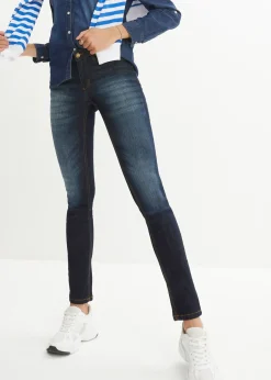 Femme bonprix Jeans|Jean skinny taille mi-haute, extensible
