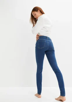 Femme bonprix Jeans|Jean skinny taille mi-haute, extensible